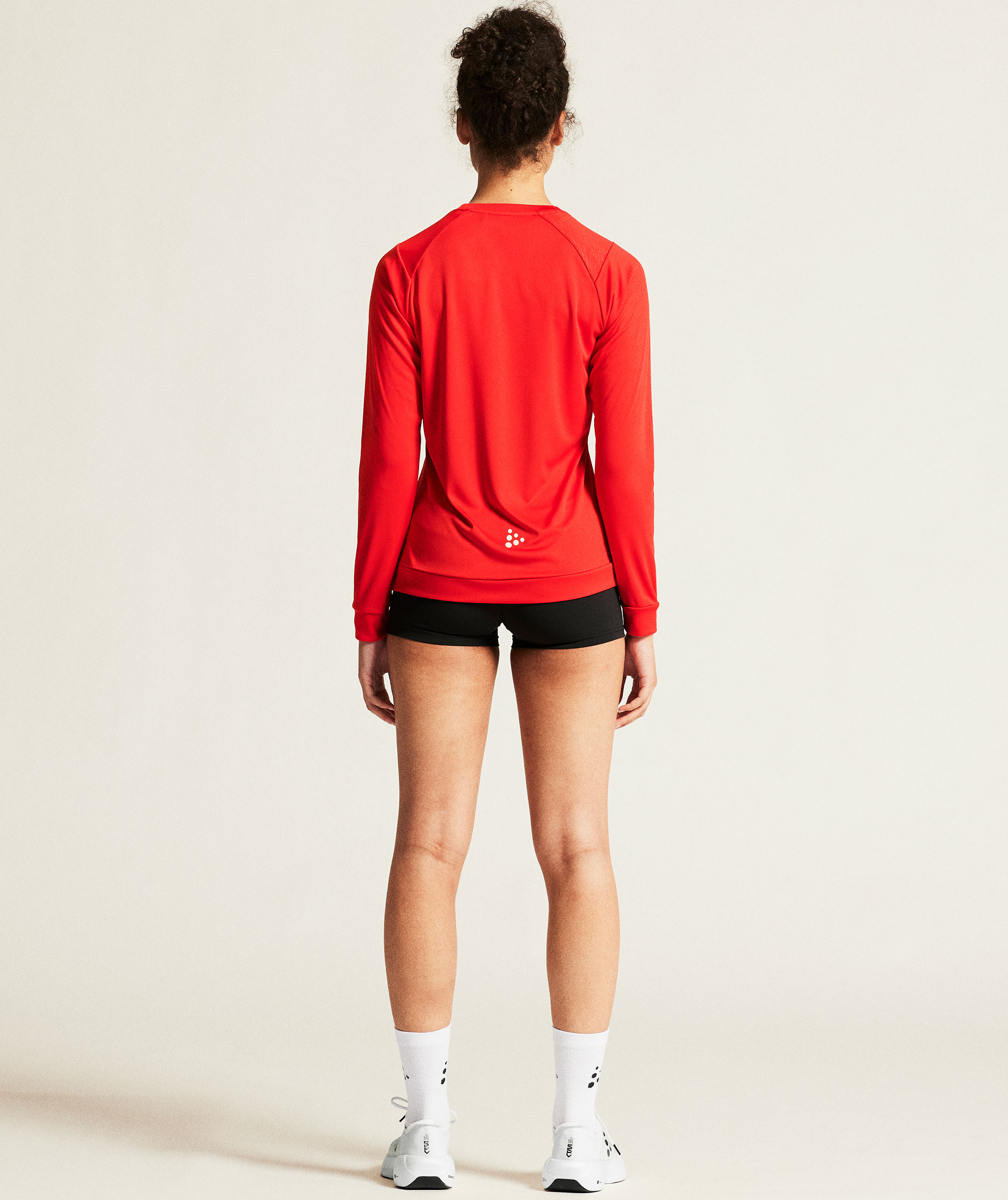 Craft Rush 2.0 l&aring;ng&auml;rmad T-shirt dam, Bright red, large image number 8