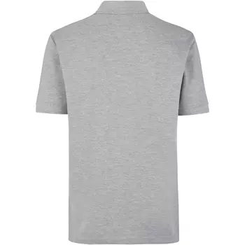 ID PRO Wear Polo shirt with chest pocket, Grey Melange
