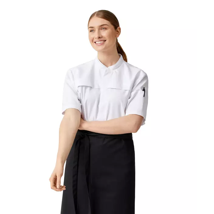 Kentaur Tencel Gourmet short-sleeved  chefs-/server jacket, White, large image number 1