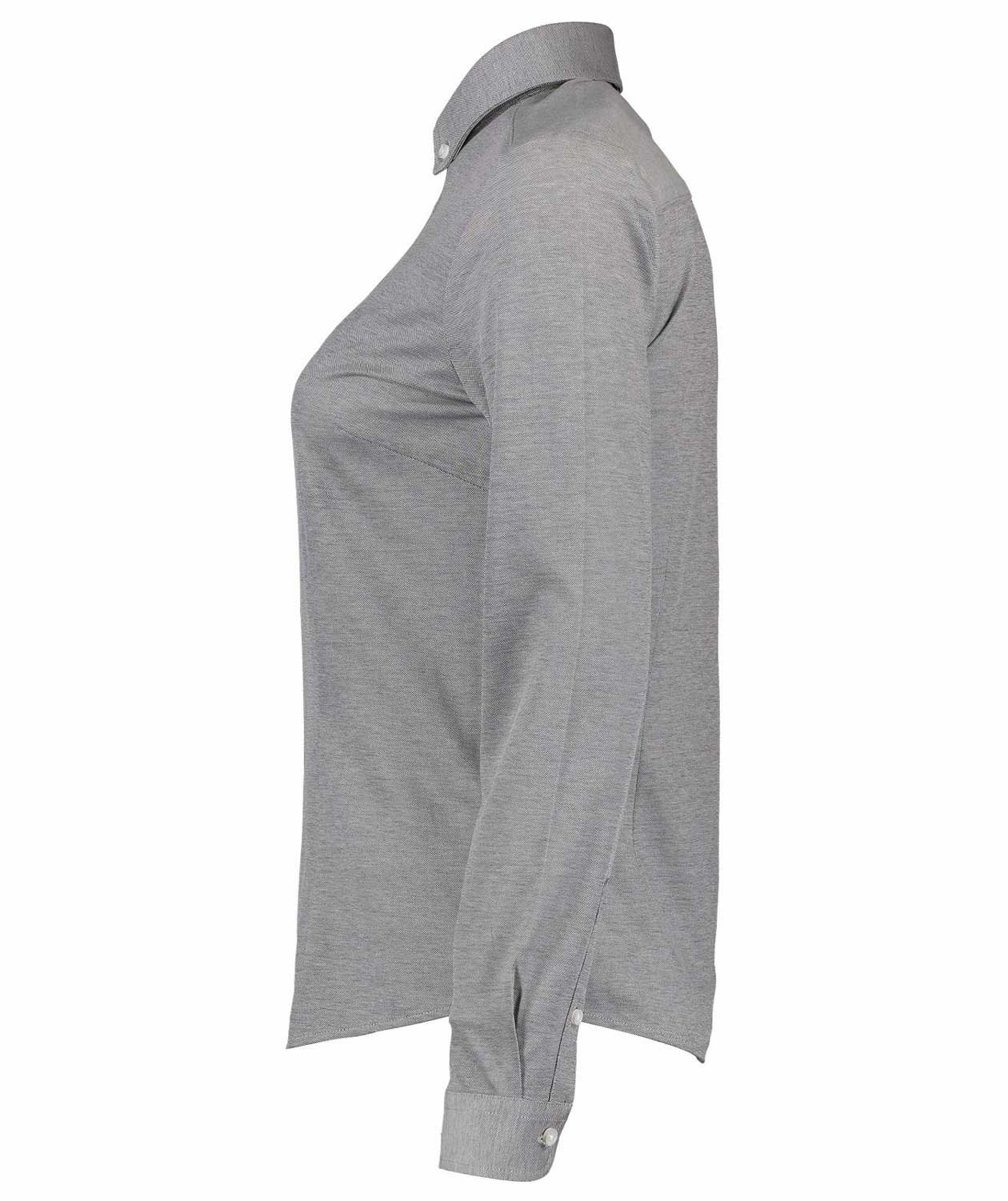 Seven Seas Modern fit Damen Jerseyhemd, Grau, large image number 2