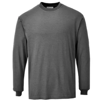 Portwest FR antistatische langärmliges T-Shirt, Grau