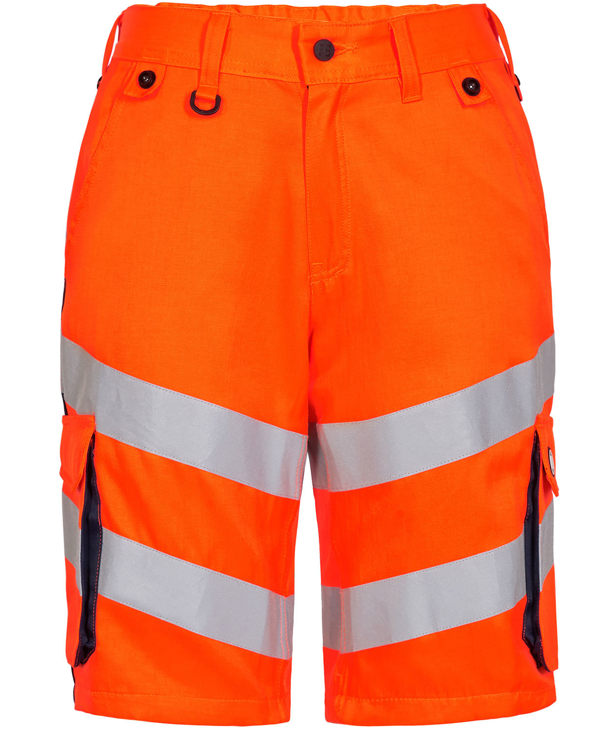 Engel Safety Light work shorts, Orange/Blue Ink, Orange/Blue Ink, swatch