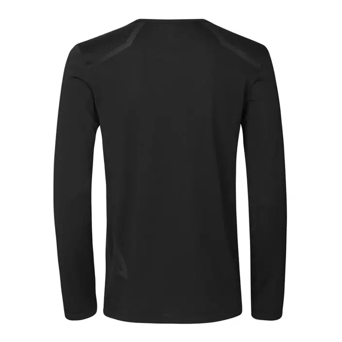 GEYSER seamless langermet T-skjorte, Svart, large image number 2