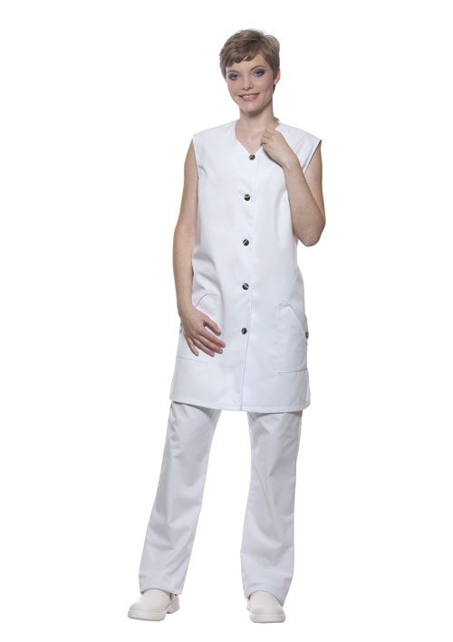 Karlowsky Carina Damen-Tunika ohne &Auml;rmel, White