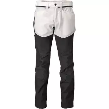 Mascot Customized work trousers, White/Stone Grey