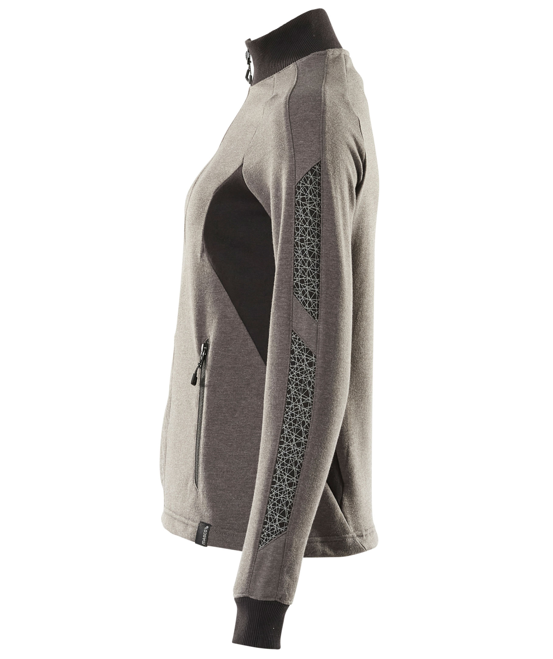 Mascot Accelerate women's cardigan, Dark Anthracite/Black, large image number 3