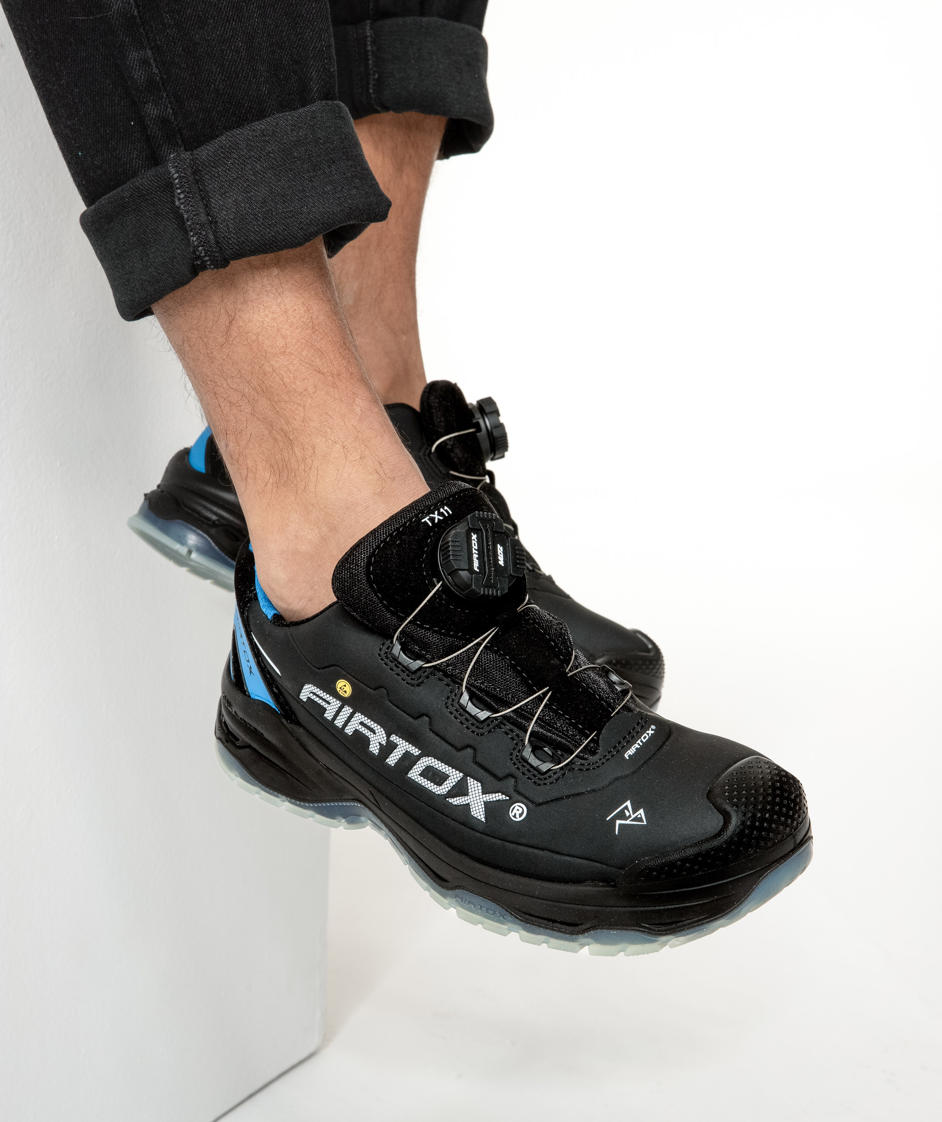 Airtox TX11 safety shoes S3, Black, large image number 2