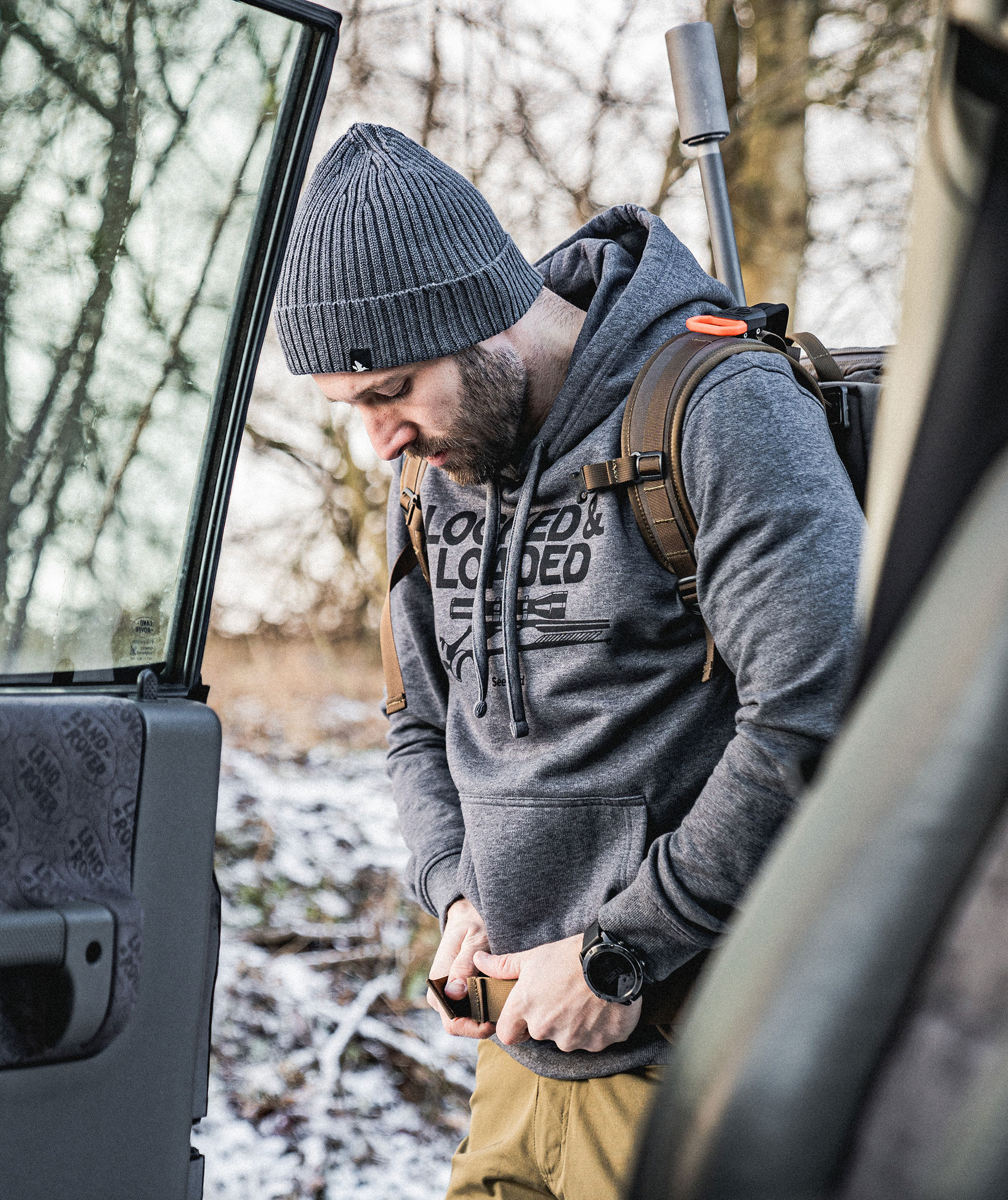 Seeland Loaded hoodie, Grey melange, large image number 3