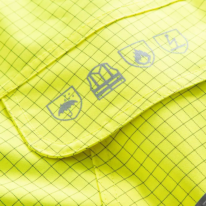 Lyngsøe Multinorm vinterjacka, Varsel Gul/Svart, large image number 4