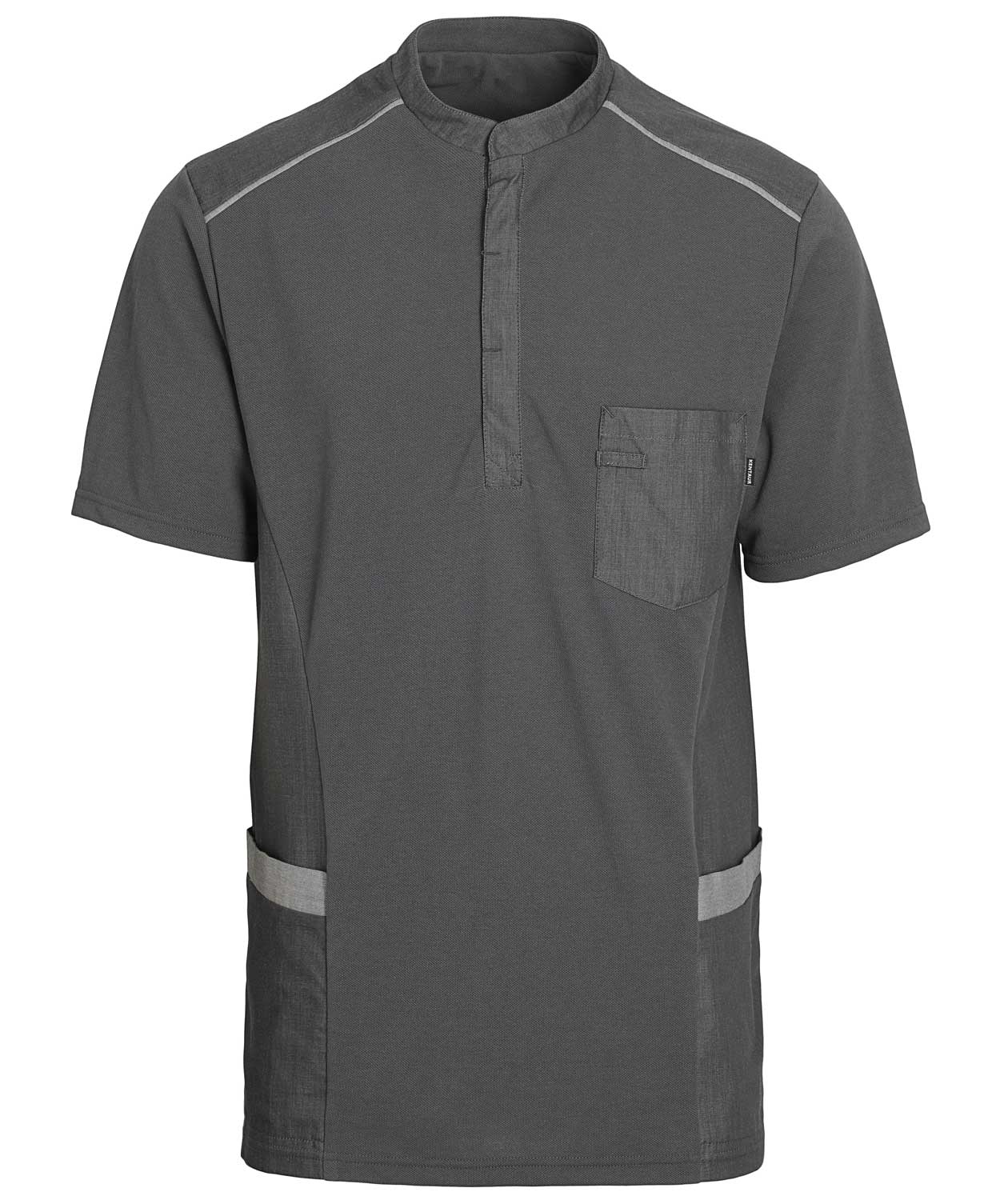 Kentaur  pique tunic, Grey Melange