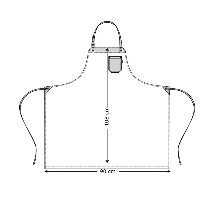 Kentaur bröstlappsförkläde med ficka, Rock Cross, Rock Cross, large image number 2