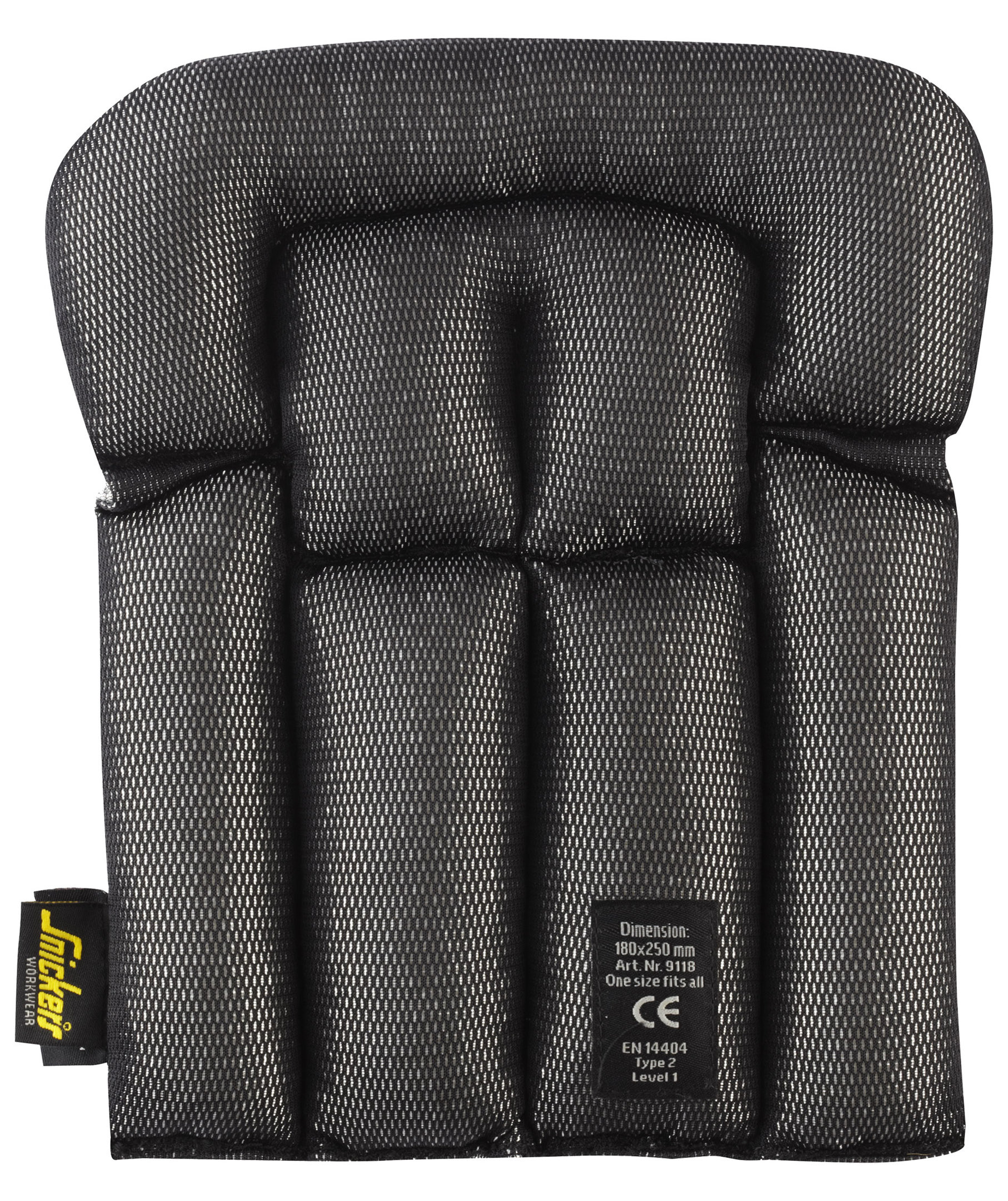 Snickers kn&auml;skydd, Svart/Gr&aring;