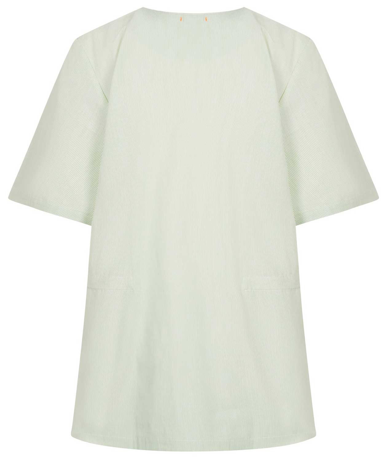 Kentaur  smock, Lime Green/White Striped