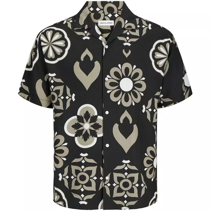 Jack & Jones JJEURBAN EDGE RESORT kortærmet skjorte, Jet black, large image number 0