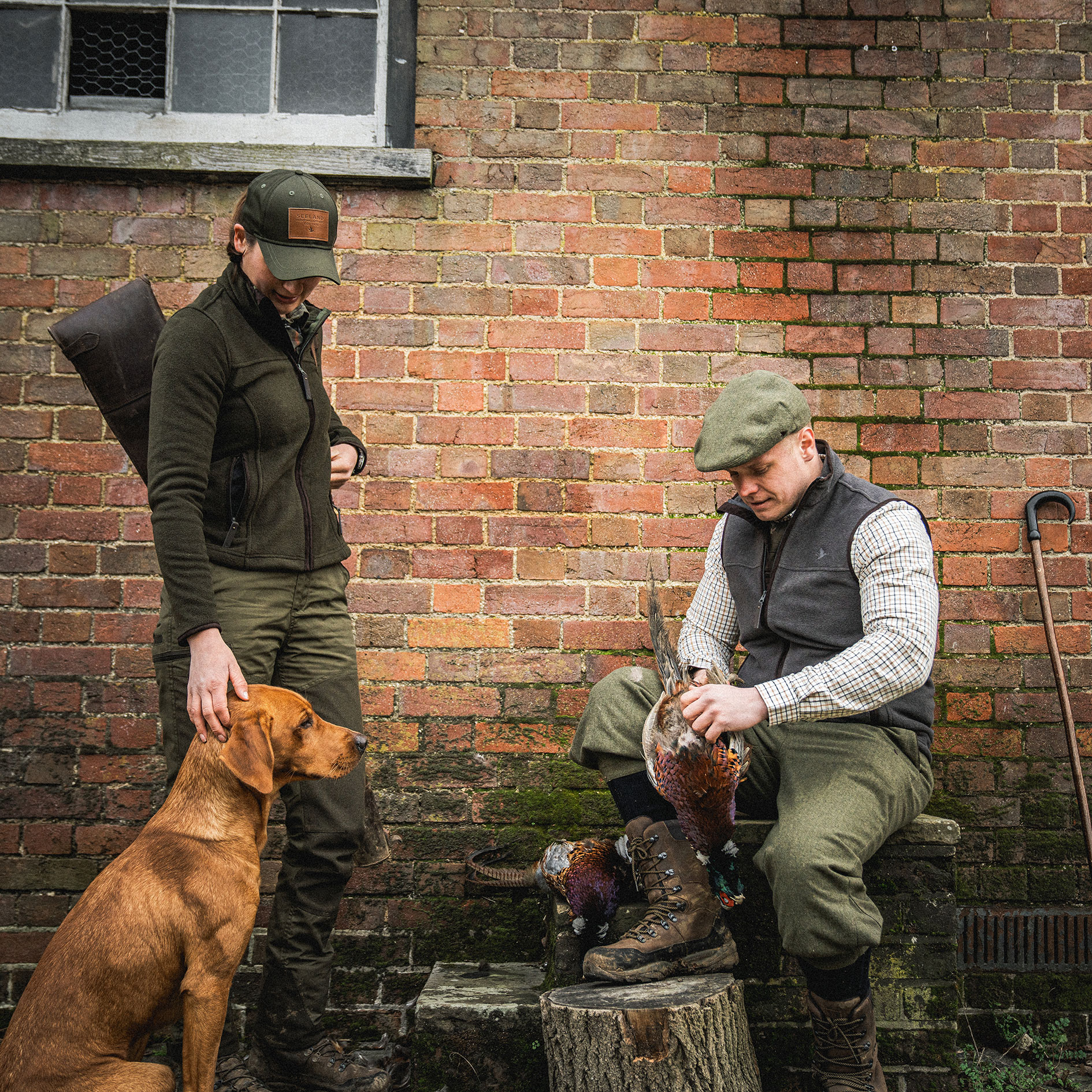Seeland Woodcock Ivy dame fleecejakke, Pine green melange, large image number 4