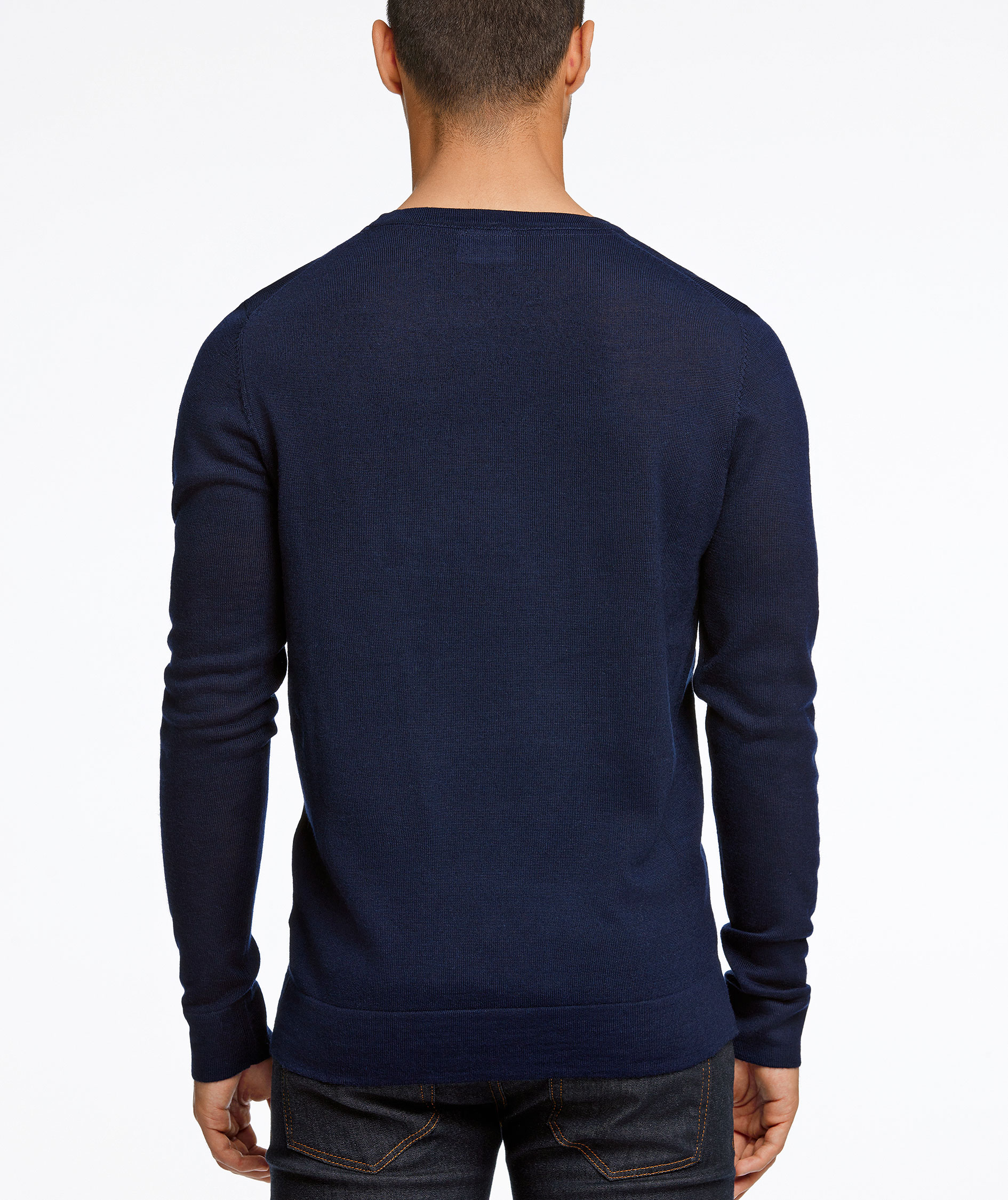 Lindbergh with merino wool, Navy, large image number 6