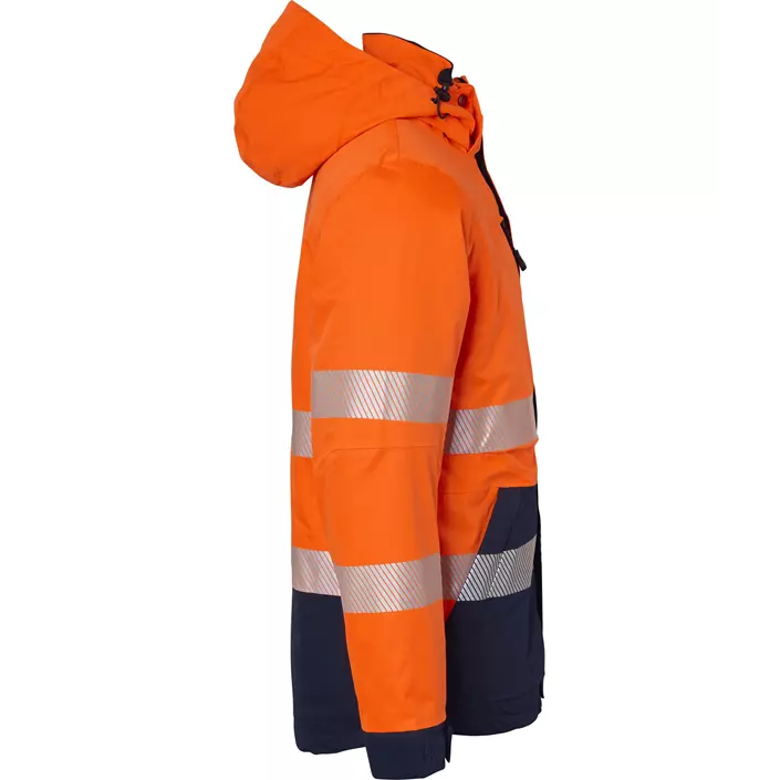 Top Swede 3-in-1 winter jacket 127, Hi-Vis Orange/Navy, large image number 2