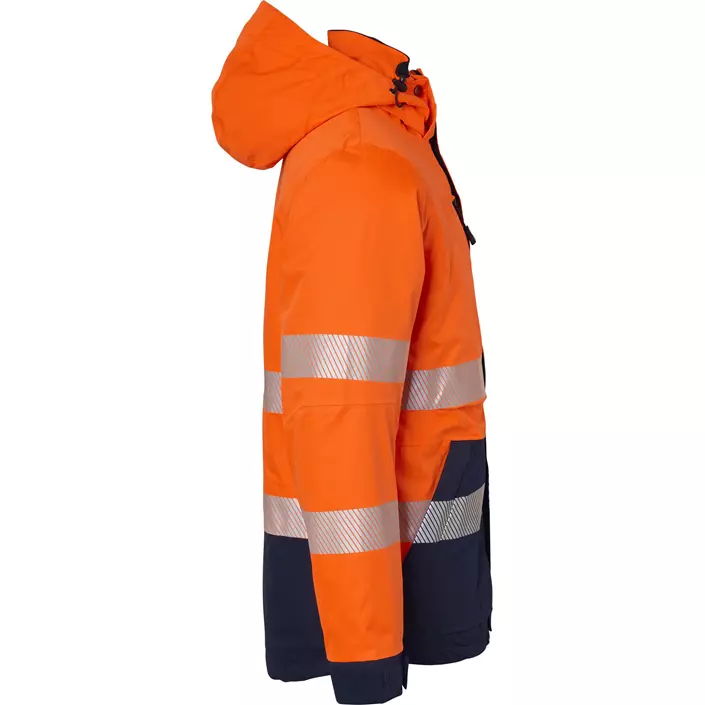 Top Swede 3-in-1 winter jacket 127, Hi-Vis Orange/Navy, large image number 2