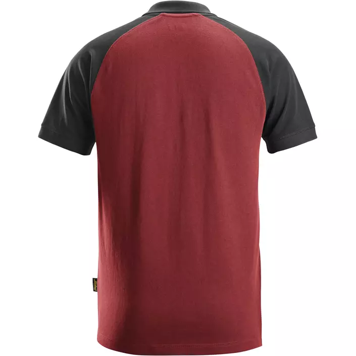 Snickers polo T-shirt 2750, Chili Red/Black, large image number 1