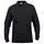 Clique Classic Lincoln long-sleeved polo, Black, Black, swatch