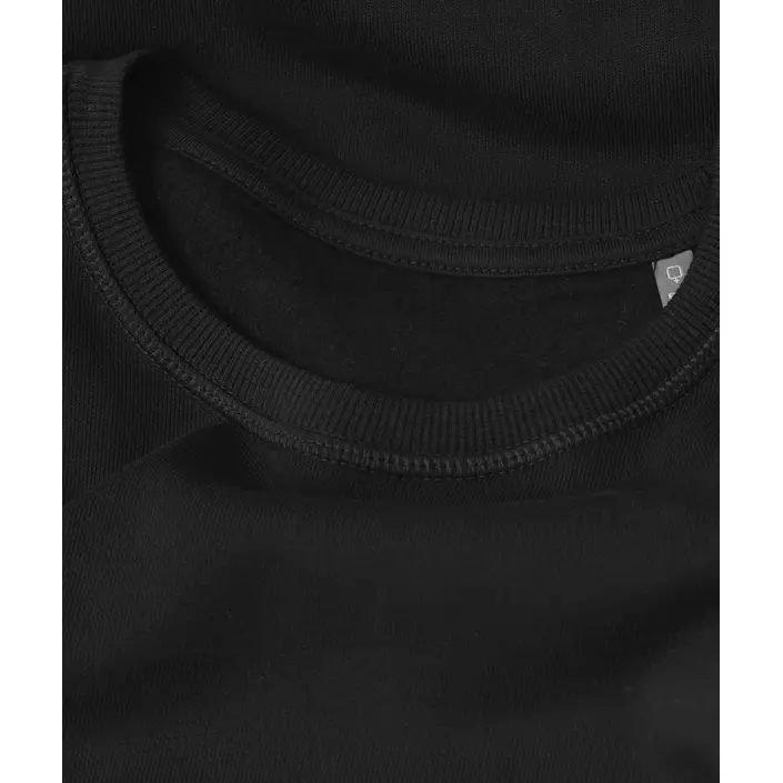ID organic women's sweatshirt, Black, large image number 3