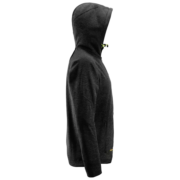 Snickers FlexiWork fleece hoodie 8041, Black, large image number 3