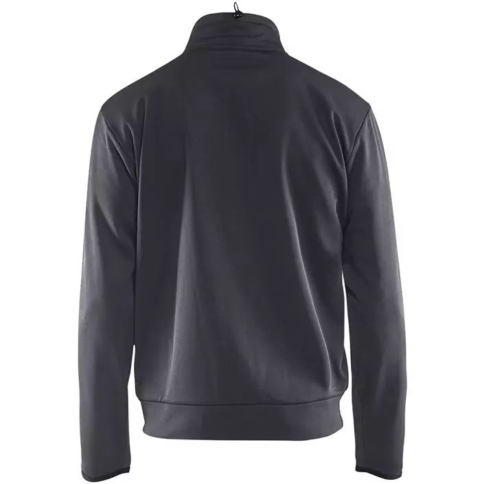 Blåkläder Unite sweat cardigan, Medium grey/black, large image number 1