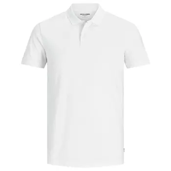 Jack & Jones JJEBASIC Polo T-shirt, Hvid