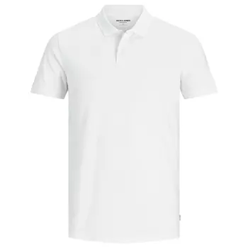 Jack & Jones JJEBASIC Polo T-shirt, Hvid