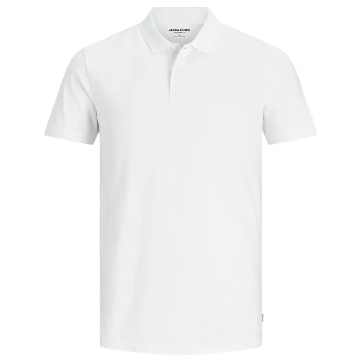 Jack & Jones JJEBASIC polo T-skjorte, Hvit, large image number 0