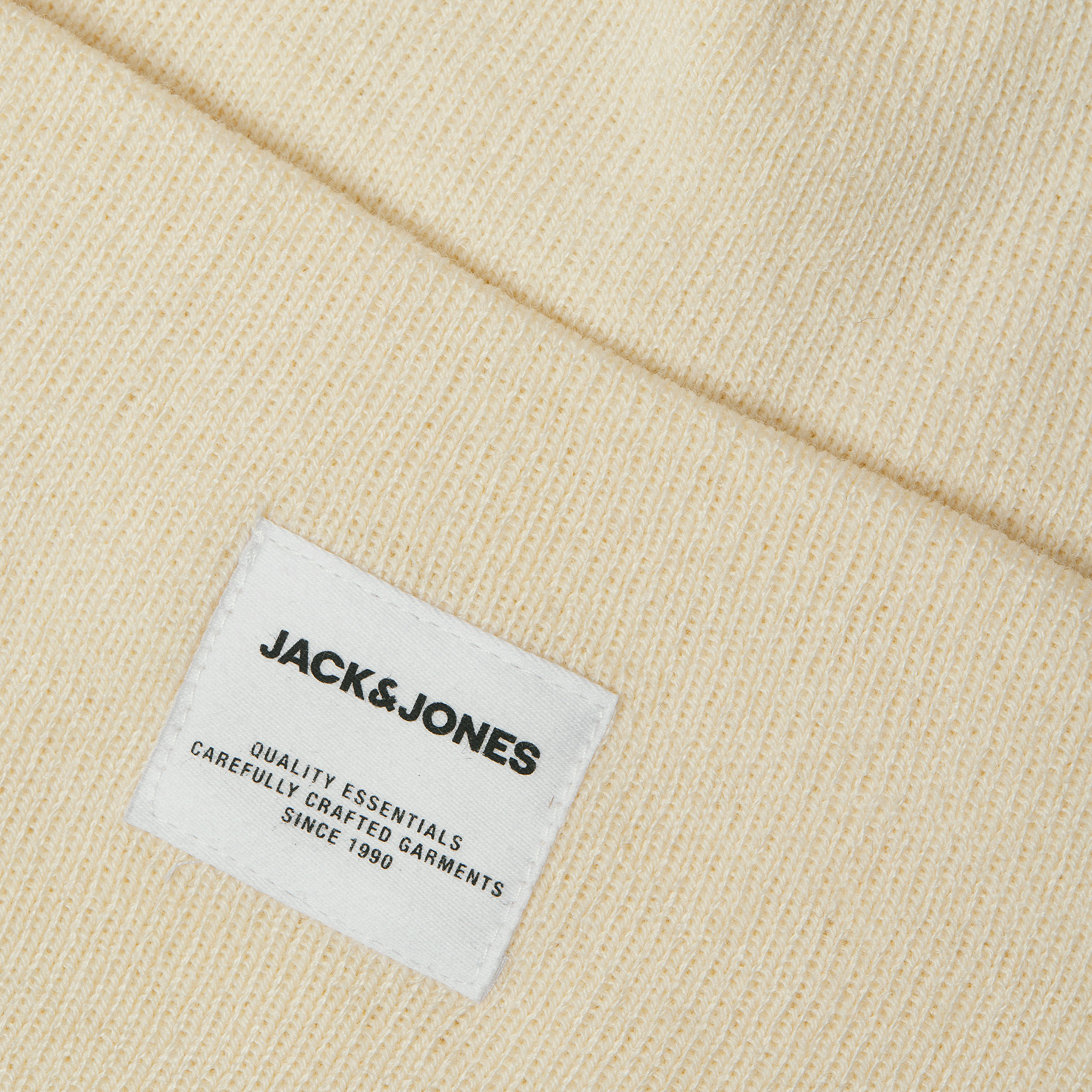 Jack & Jones JACLONG knitted beanie, Antique White, Antique White, large image number 1
