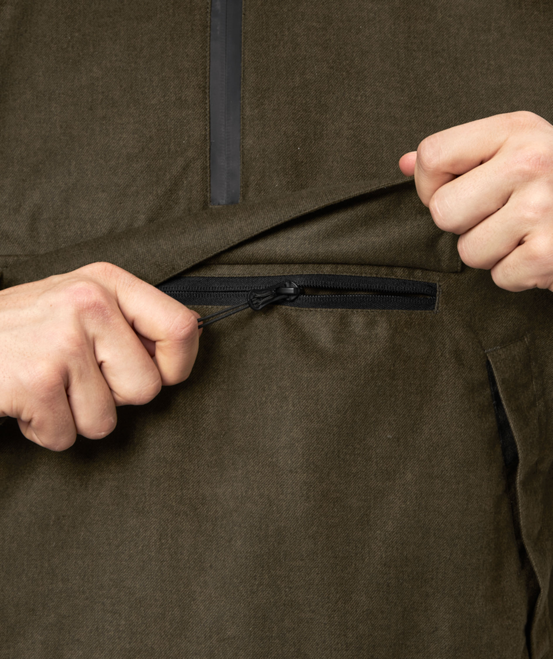 Seeland Avail Smock Anorak, Pine Green Melange, large image number 6