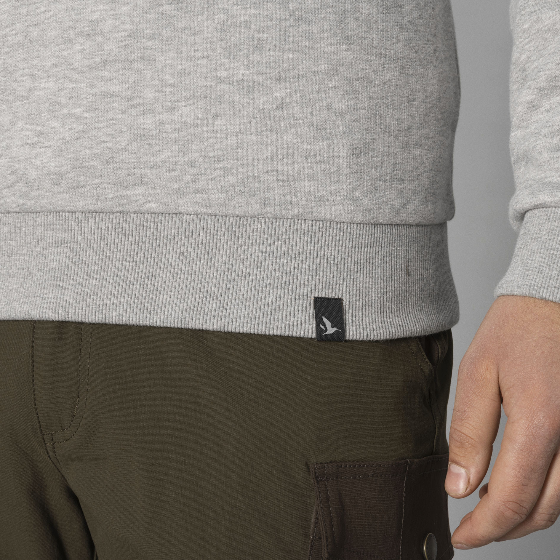 Seeland Cryo sweatshirt, Dark Grey Melange, large image number 4