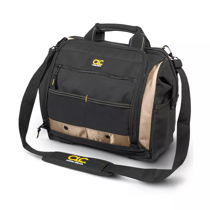 CLC Work Gear 1537 medium tool bag, Black/Brown, Black/Brown, large image number 0