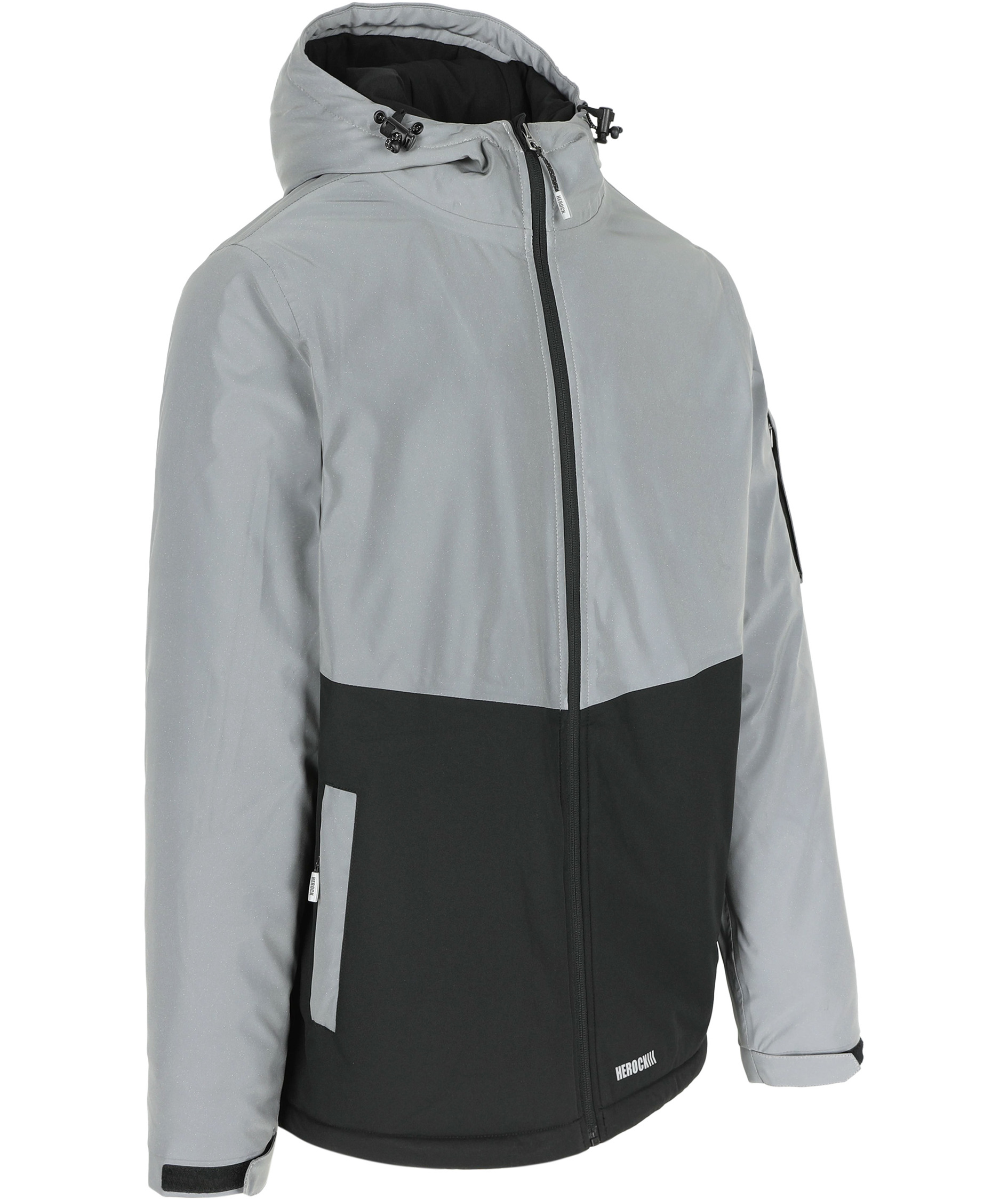 HEROCK Fluxus reflective winter jacket, Reflective/Black, large image number 3