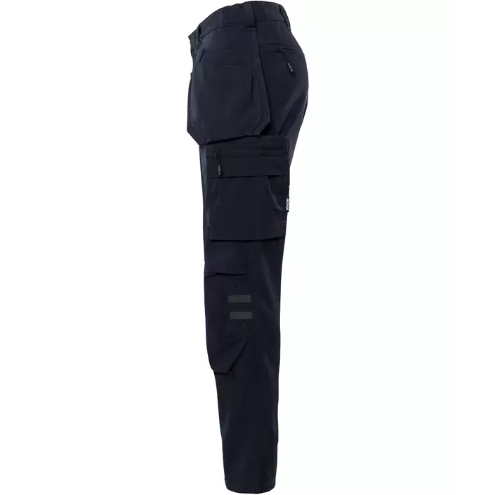 Fristads women's craftsman trousers 2599 LWS full stretch, Dark Marine Blue, large image number 3