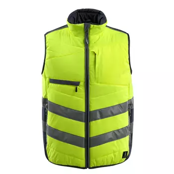 Mascot Safe Supreme Grimsby thermal vest, Hi-Vis Yellow/Dark Marine