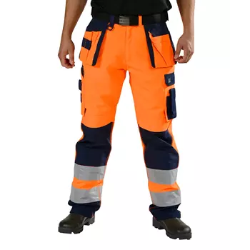 Ocean Thor craftsman trousers, Orange/Marine