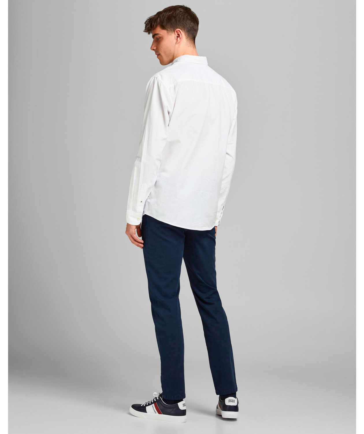 Jack & Jones JJEOXFORD Slim fit skjorte, Hvit, large image number 2