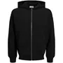 Jack & Jones JJEURBAN EDGE hættetrøje med lynlås, Black Jack & Jones JJEURBAN EDGE hættetrøje med lynlås