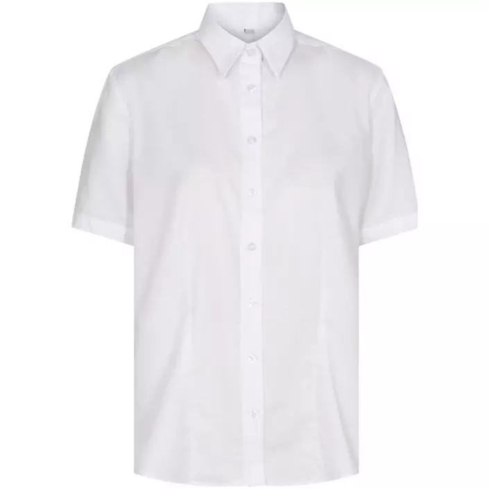 Angli Oxford Classic fit kortærmet dameskjorte, Hvid, large image number 0
