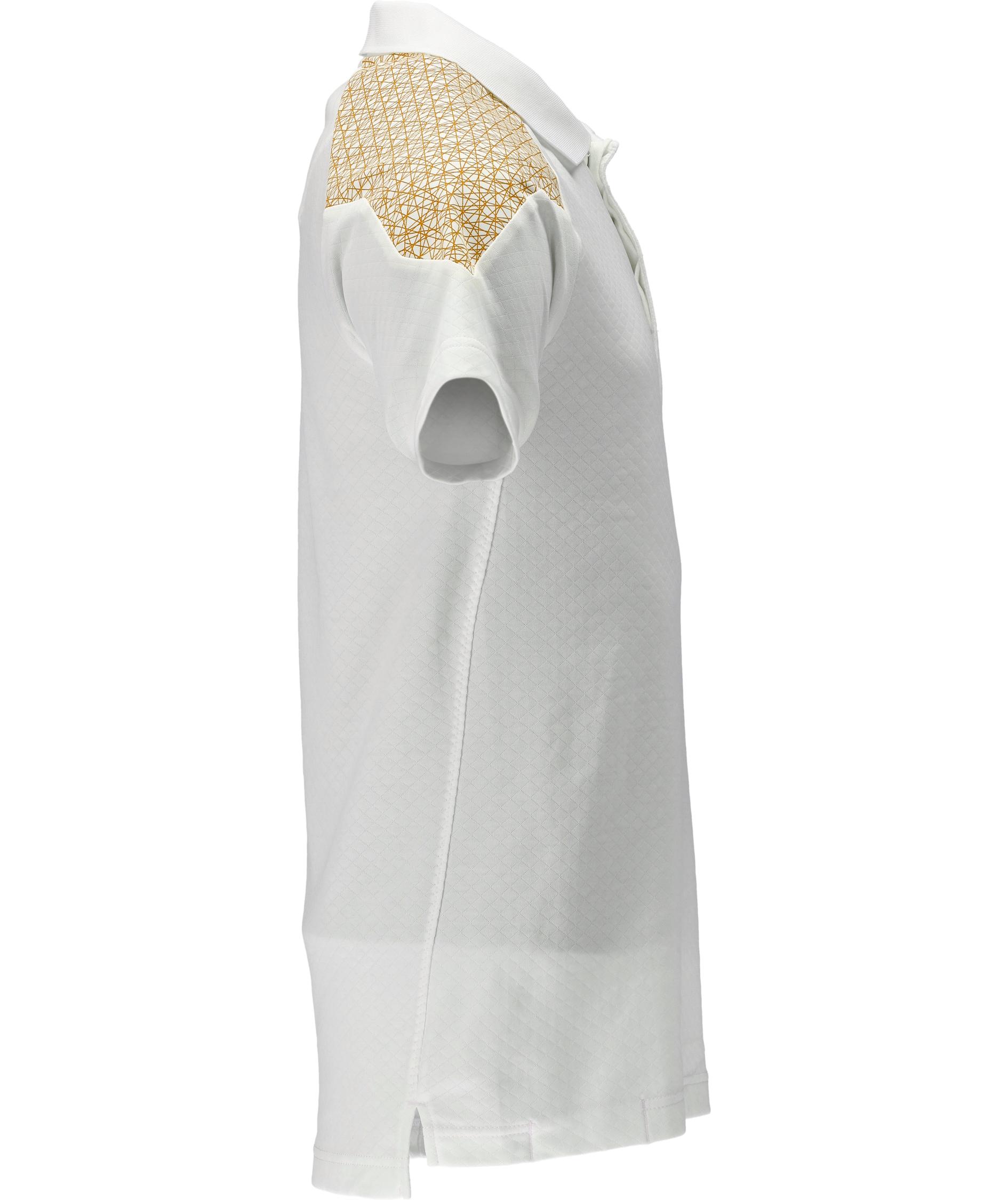 Mascot Food & Care Premium Performance HACCP-godkendt polo T-shirt, Hvid/Karrygul, large image number 3