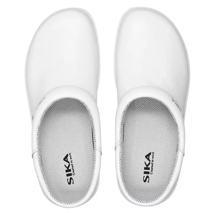 Sika Fusion clogs with heel cover O2, White, large image number 4