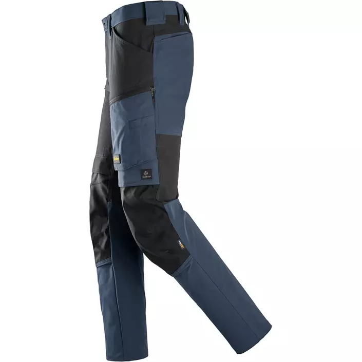Snickers AllroundWork arbetsbyxa 6318 full stretch, Navy/black, large image number 3