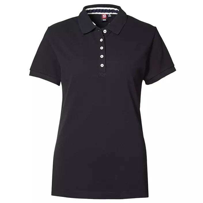 ID Casual Pique women's Polo shirt, Black, large image number 0