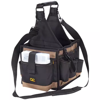 CLC Work Gear 1526 small electrician tool bag, Black/Brown