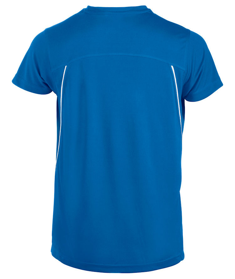 Clique Ice Sport-T  T-Shirt, Blau/Wei&szlig;, large image number 2