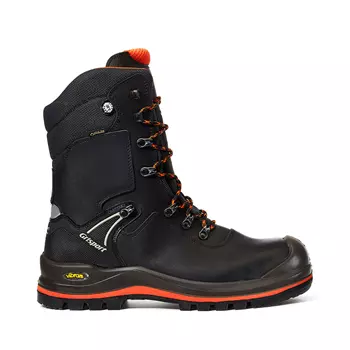 Grisport 70231 vinter vernestøvler S3, Svart/Oransje