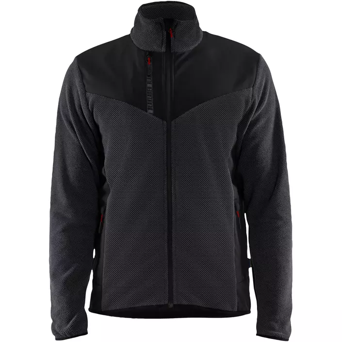 Blåkläder stickadjacka med softshell, Antracitgrå/Svart, large image number 0