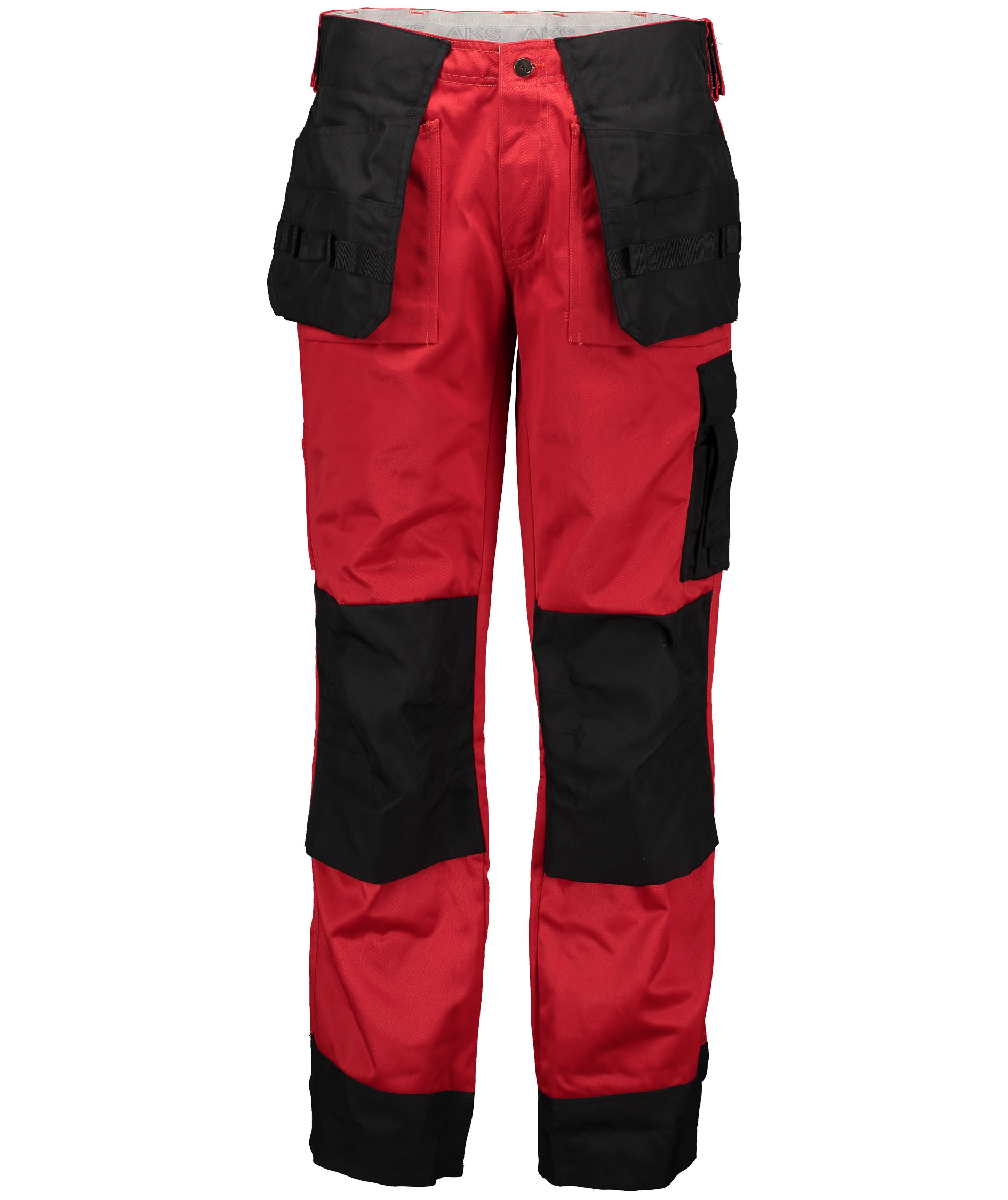 NWC Fosen hantverksbyxa, R&ouml;d/Svart